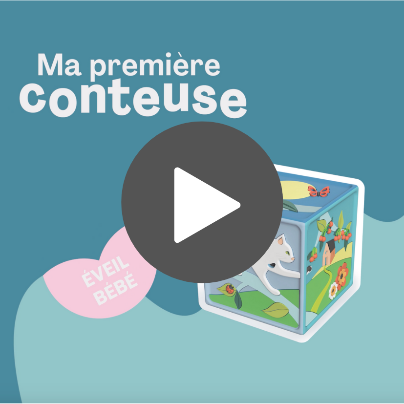 Joyeuse - Ma 1ère Conteuse - Boîte à Histoire - 50 Berceuses et Jeux  d'éveil - Cadeau bébé - Jouet Interactif et d'Eveil - Fabriquée en France -  Câble